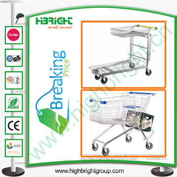 Carretilla de la tableta de Warehouse / carro de la compra del supermercado de la construcción